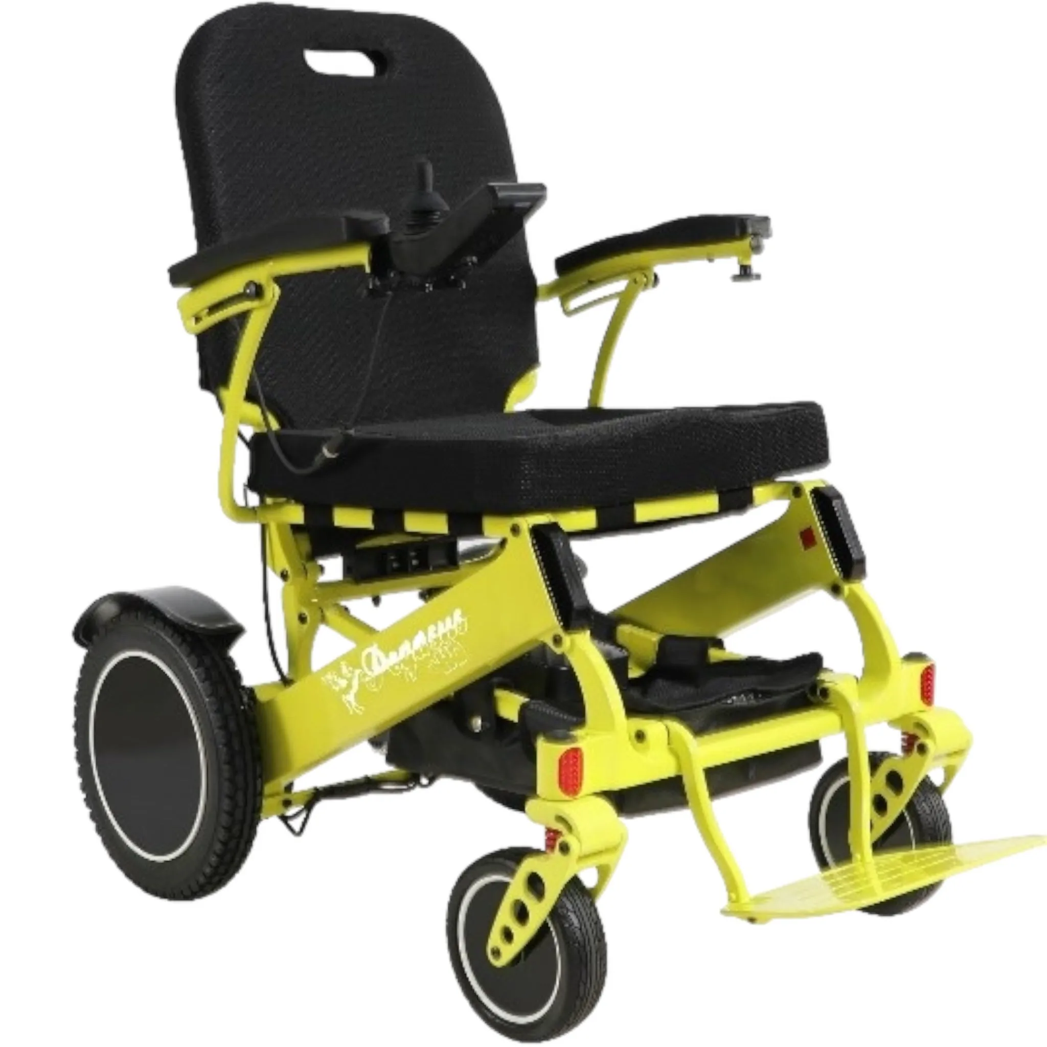 New Pegasus Plus HD Bariatric Foldable Power Chair | 19 x 19 inch Seat | 440 LB Capacity | Lightweight Carbon Fiber Frame