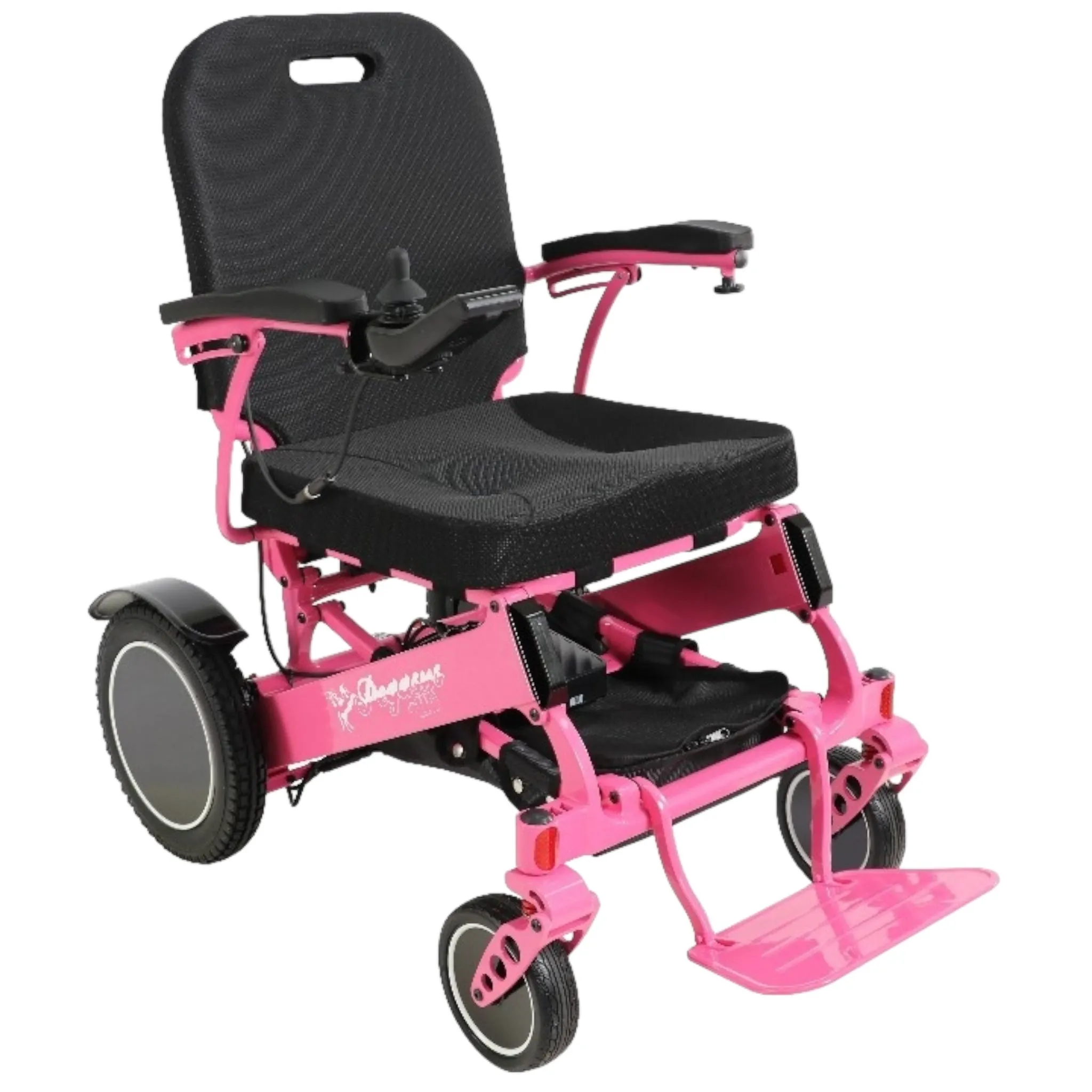 New Pegasus Plus HD Bariatric Foldable Power Chair | 19 x 19 inch Seat | 440 LB Capacity | Lightweight Carbon Fiber Frame