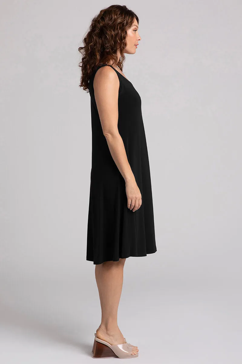 Nu Tank Dress Short | Black