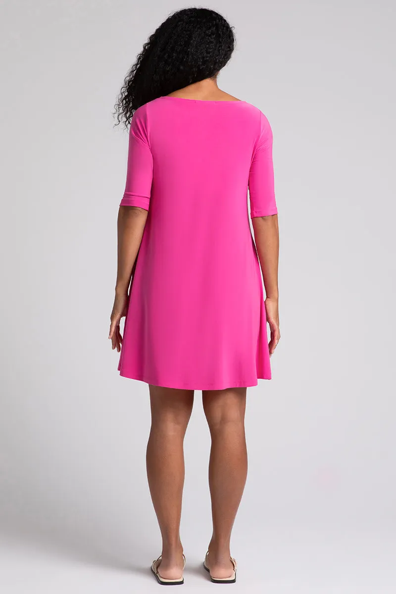 Nu Trapeze Dress | Peony