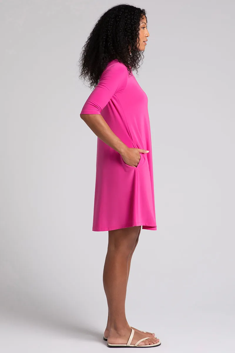 Nu Trapeze Dress | Peony