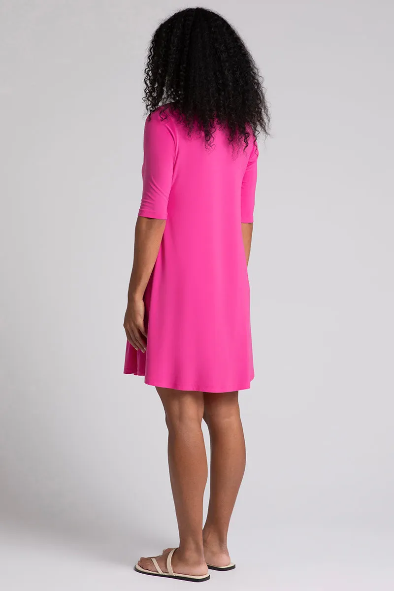 Nu Trapeze Dress | Peony