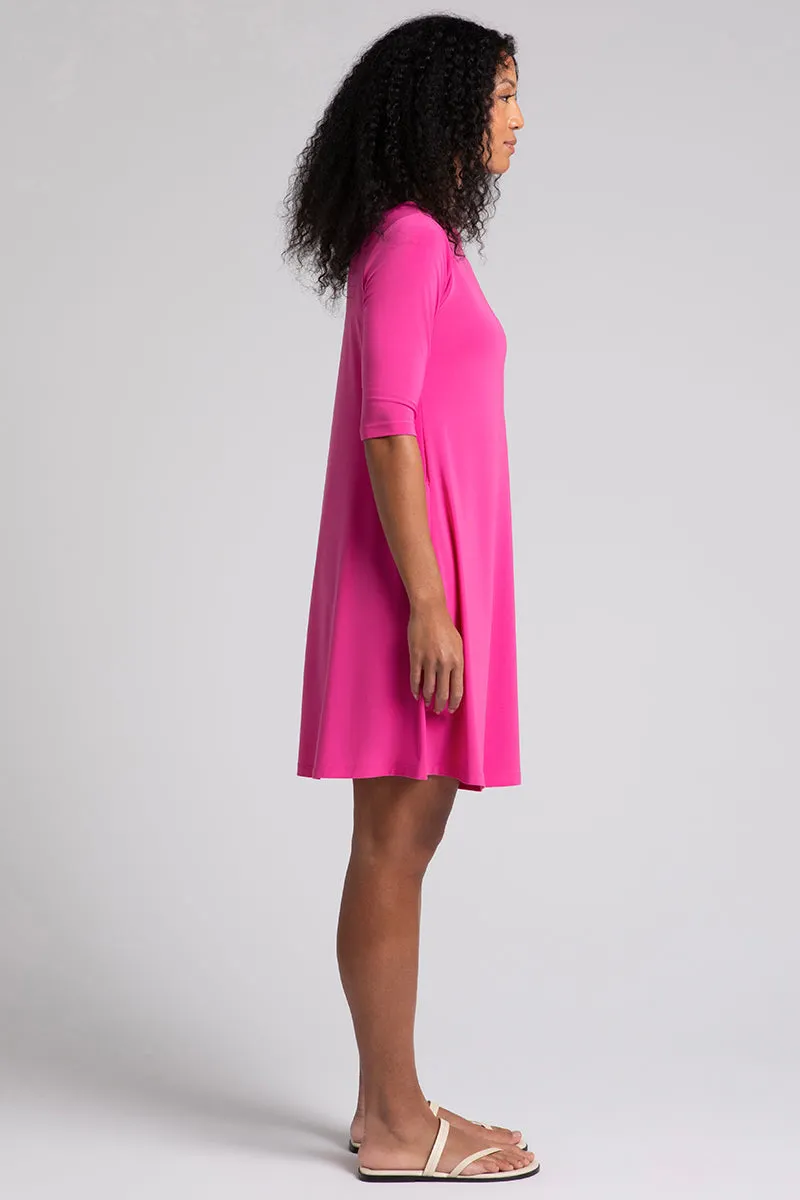 Nu Trapeze Dress | Peony