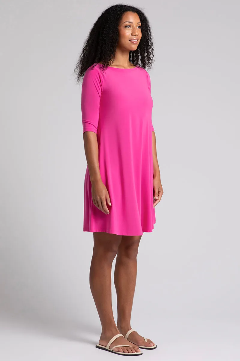 Nu Trapeze Dress | Peony