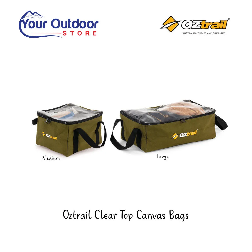 Oztrail Clear Top Canvas Bag