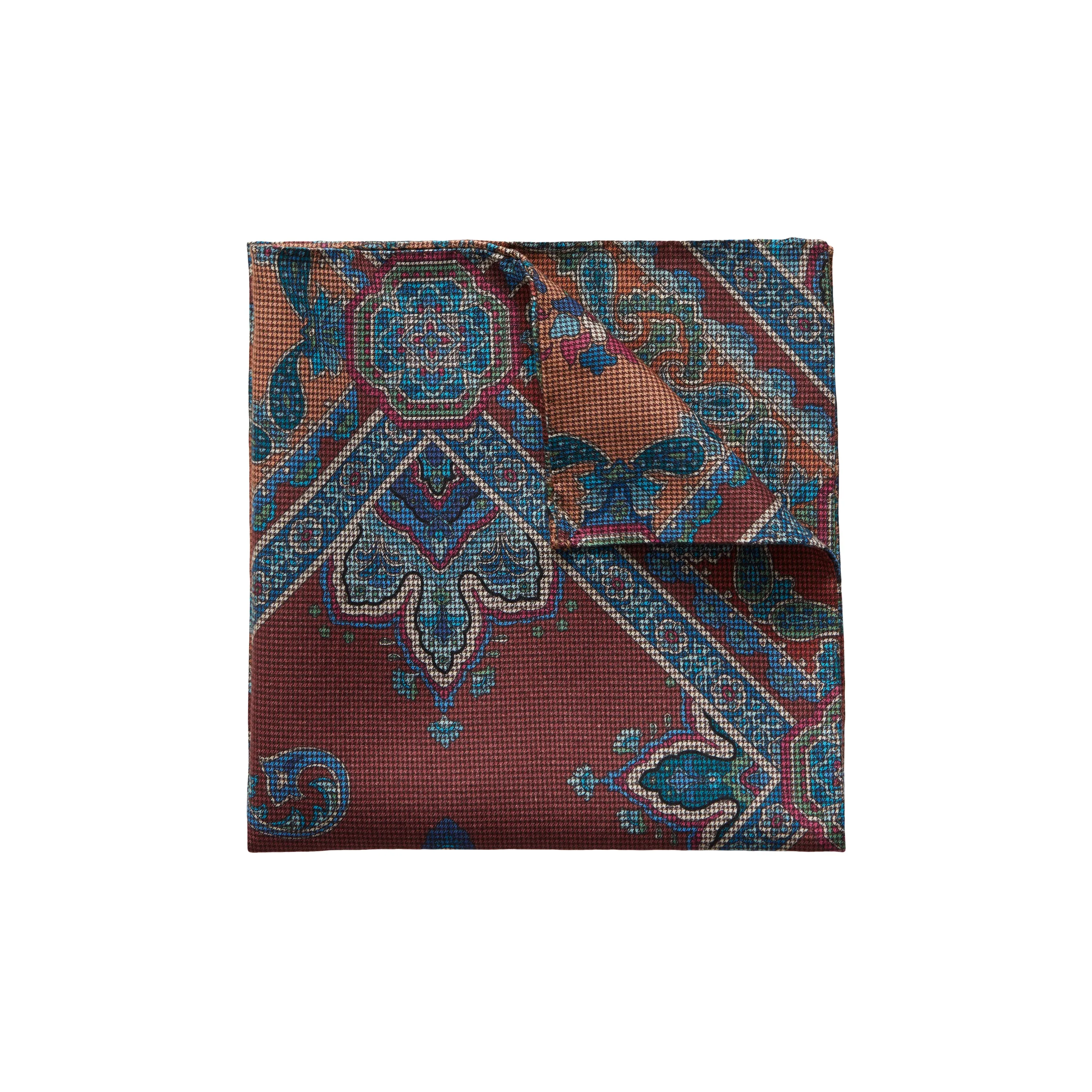 Paisley Print Pocket Square