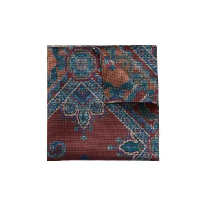 Paisley Print Pocket Square