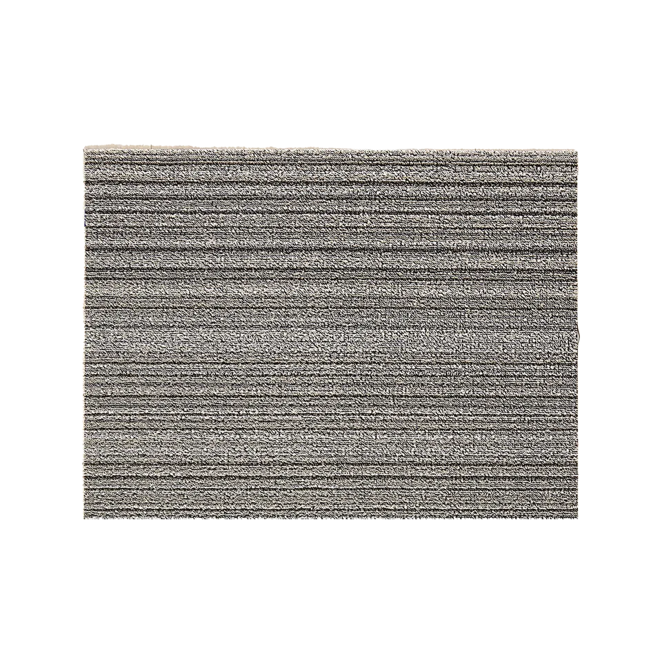 SKINNY STRIPE SHAG UTILITY MAT, BIRCH