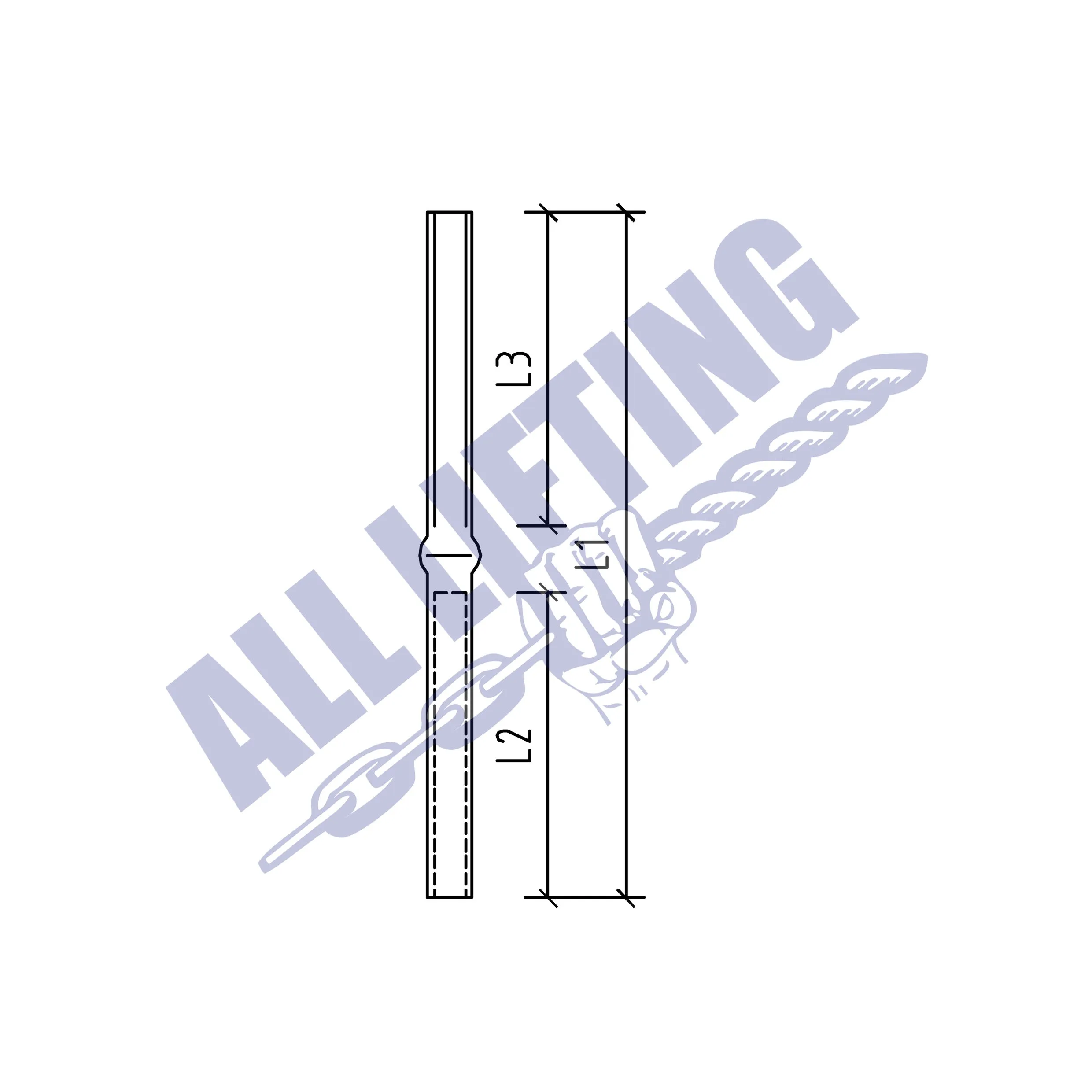 Stainless Steel Swage Stud Threaded Terminal