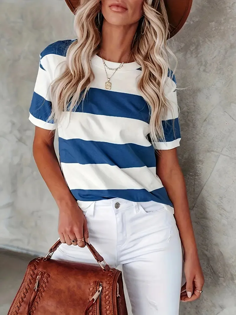 Striped printed T-shirt - Last items in stock