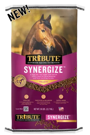 Synergize™, Low NSC, High Fat Pelleted Horse Feed