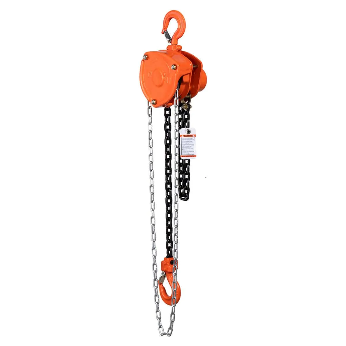 TMG Industrial 2 Ton 10' Lift Chain Hoist, 360° Swivel Hook, ASME B30.16, TMG-AHC2