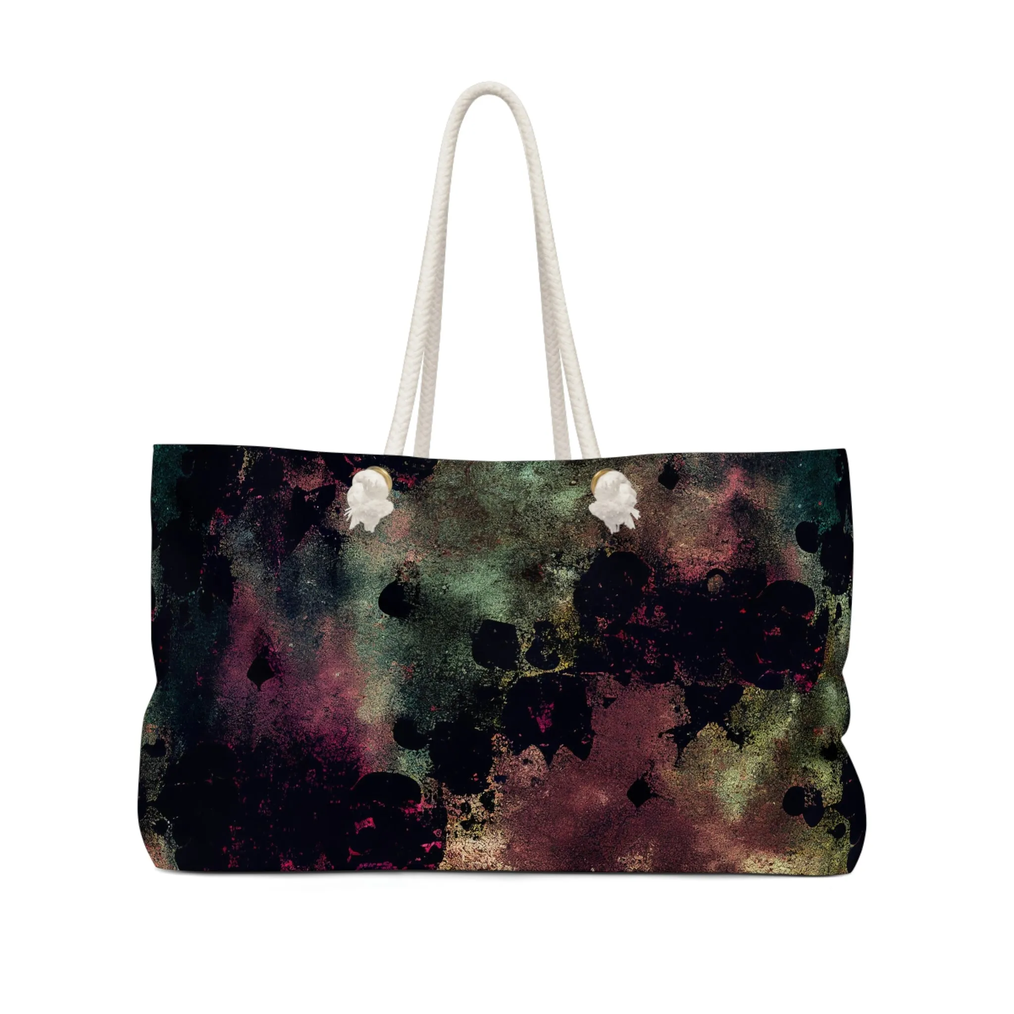 Vampire Art Beach Bag Weekender Bag - Grunge Clouds